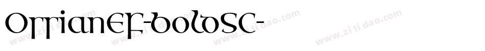 OssianEF-BoldSC字体转换