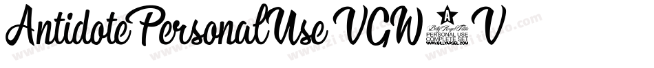AntidotePersonalUse-VGW7V字体转换