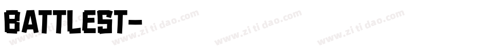 BATTLEST字体转换
