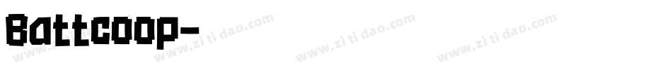 Battcoop字体转换