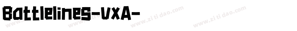 Battlelines-vxA字体转换