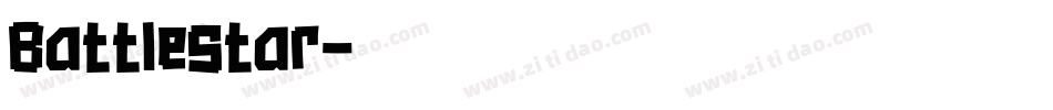 Battlestar字体转换
