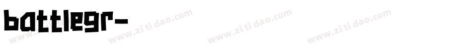battlegr字体转换