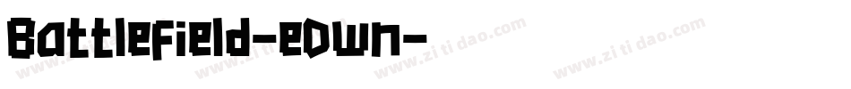 Battlefield-eDwn字体转换
