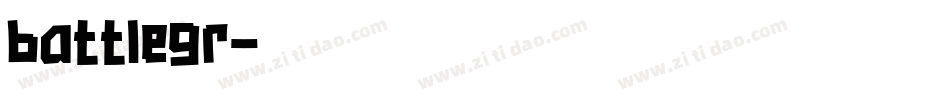battlegr字体转换