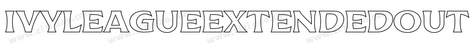 IvyLeagueExtendedOutline字体转换