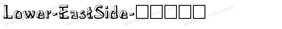 Lower-EastSide字体转换