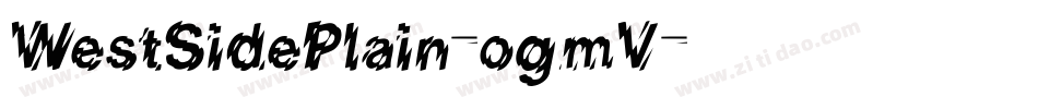 WestSidePlain-ogmV字体转换