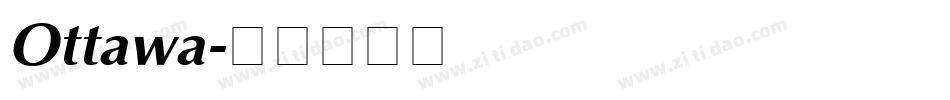 Ottawa字体转换