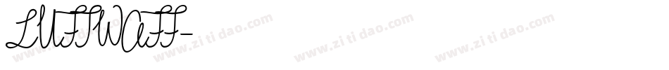 LUFTWAFF字体转换