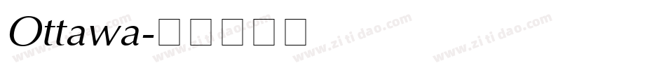Ottawa字体转换