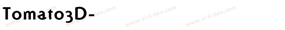 Tomato3D字体转换