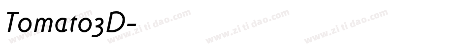Tomato3D字体转换