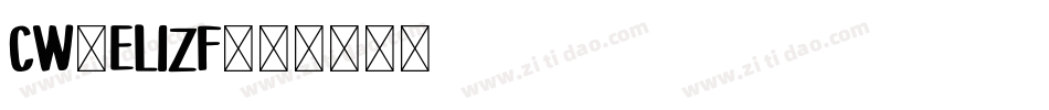 CW_ELIZF字体转换