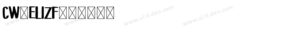CW_ELIZF字体转换
