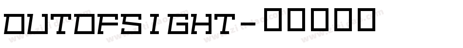 OUTOFSIGHT字体转换