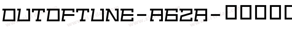 OutOfTune-A6zA字体转换