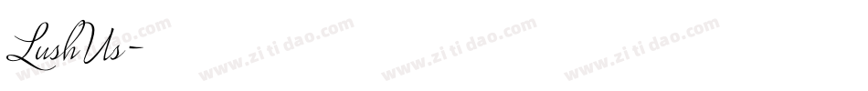 LushUs字体转换