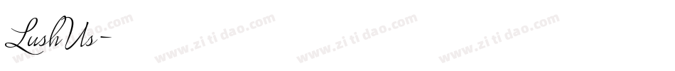 LushUs字体转换