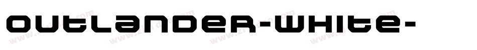 Outlander-White字体转换