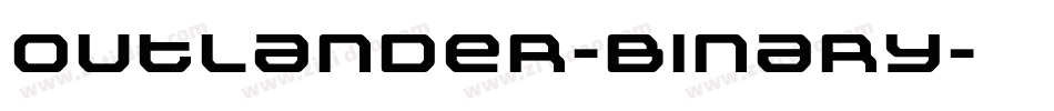 Outlander-Binary字体转换