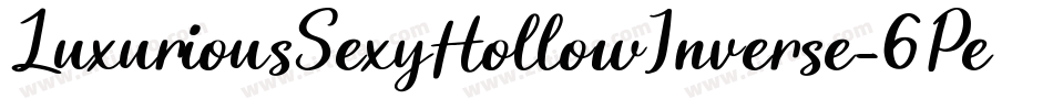 LuxuriousSexyHollowInverse-6Pex字体转换
