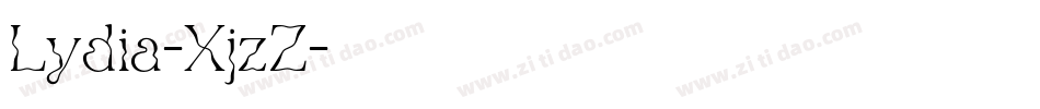Lydia-XjzZ字体转换