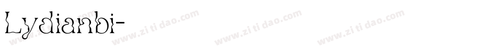Lydianbi字体转换