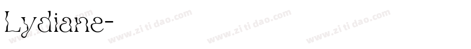 Lydiane字体转换