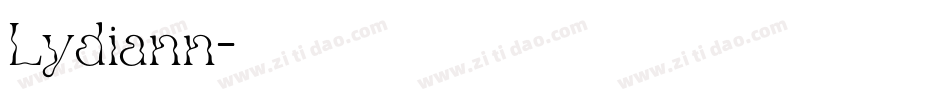 Lydiann字体转换