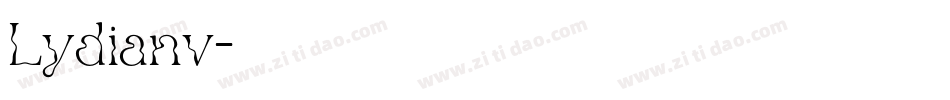Lydianv字体转换