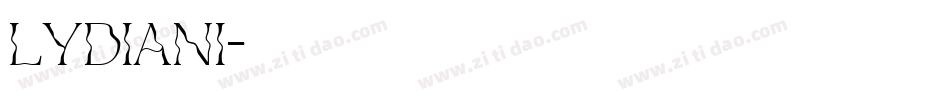 LYDIANI字体转换