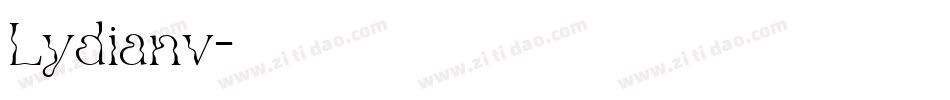 Lydianv字体转换