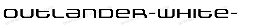 Outlander-White字体转换