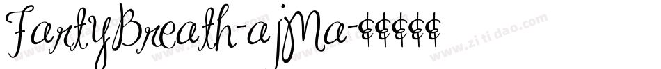 FartyBreath-ajMa字体转换