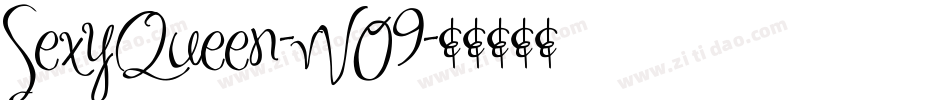 SexyQueen-vVO9字体转换