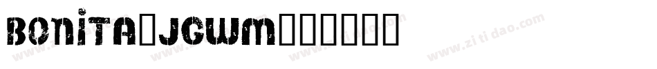 Bonita-JgWM字体转换