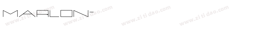 marlon字体转换