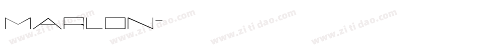 marlon字体转换