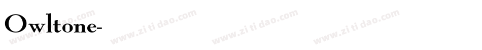 Owltone字体转换