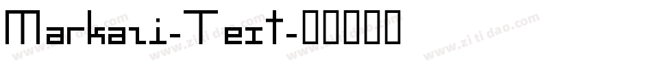 Markazi-Text字体转换