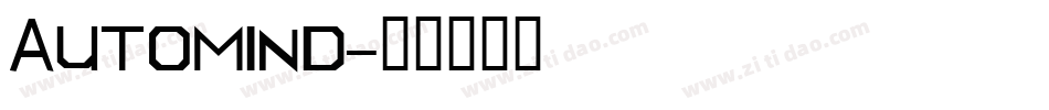 Automind字体转换