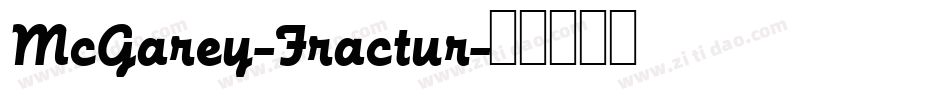 McGarey-Fractur字体转换