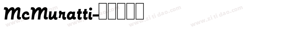 McMuratti字体转换