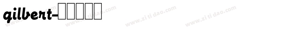 gilbert字体转换