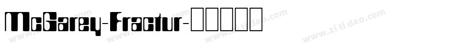 McGarey-Fractur字体转换