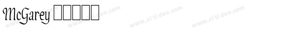 McGarey字体转换