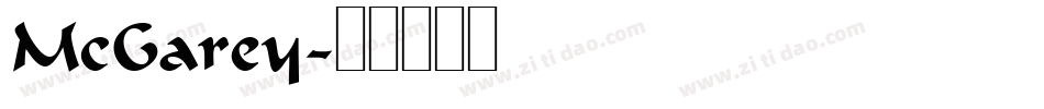 McGarey字体转换