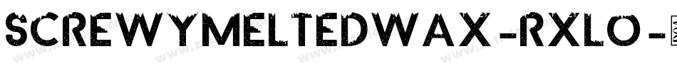ScrewyMeltedWax-rxlO字体转换
