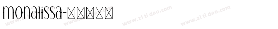 monalissa字体转换